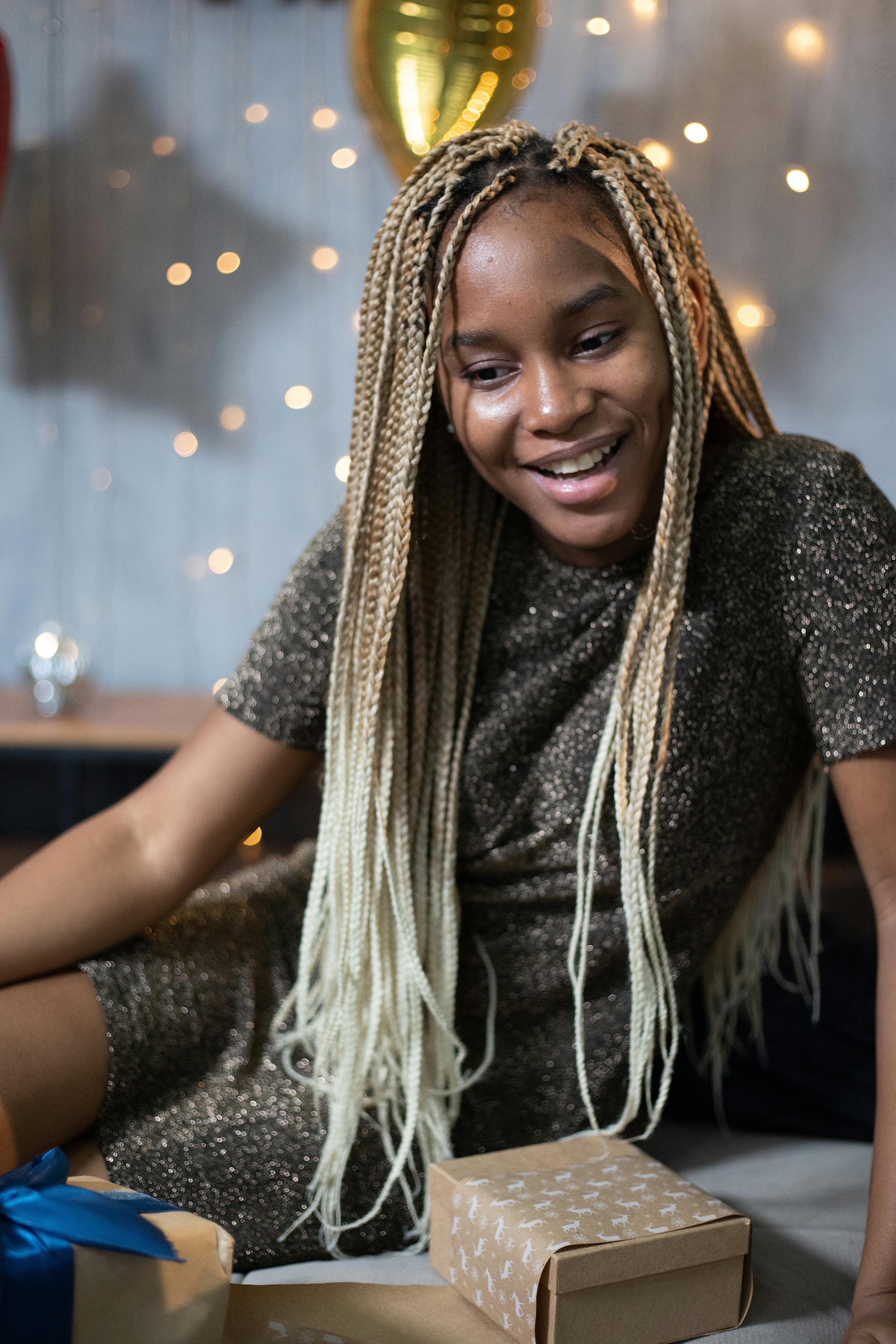 Elegant hairstyle portrait